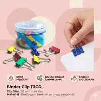 BINDER CLIP JOYKO 111CD / BINDER CLIP JOYKO / BINDER 111CD (TABUNG)
