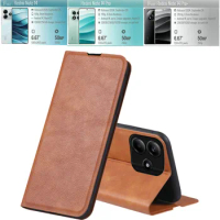 Redmi Note 14 PRO PLUS 5G Retro Leather Case Book Flip Magnet Auto Closed Cover For Xiaomi Redmi Not