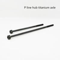 Folding bike front and rear hub titanium shaft for brompton P line hub titanium axle
