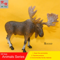 Hot toys: Moose simulation model Animals kids toys children educational props