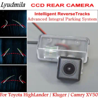 Lyudmila Rear View Camera FOR Toyota HighLander / Kluger / Camry XV50 Intelligent Parking Tracks / Dynamic Guidance Tragectory