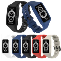Watch Strap For Huawei Honor Band 6 Smart Watch Adjustable Silicone Band For Huawei Band 6/6 Pro Smart Bracelet Wrist Band