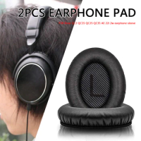 1 Pair Headset Cushion Memory Foam Replacement Ear Pad for Bose QC2/QC15/QC25