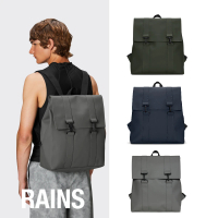 【Rains】MSN Bag 基本款防水日常後背包(3色可選)