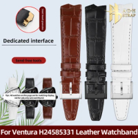 21mm Special Cowhide Watch Strap For Hamilton Ventura Series H24595331 H24585331 H24525331 24555381 