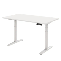 【Flexispot】三節磁吸式電動升降桌120x60桌組 不含安裝(磁吸式理線盤)