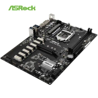 Used for ASRock H110 PRO BTC+ PCI-E 3.0 Mining motherboard LGA 1151 DDR4 13 PCIE Desktop PC sales mainboard