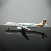 Khoảng 9 cm 1:500 máy bay A321 máy bay phản lực máy bay mô hình OE-LBB Áo hãng hàng không với thiết