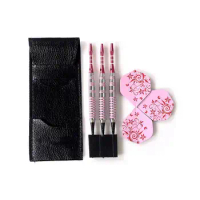 Pink Flower Soft Tip Professional Bag Darts Darts Safety Sport Best With Darts Gift Leather Game Indoor Systemic Movement