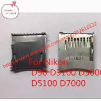 For Nikon D90 D3100 D5000 D5100 D7000 SD Memory Card Reader Connector Slot Holder Camera Replacement Repair Spare Part