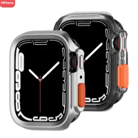 Case for Apple Watch 9 8 7 45mm 41mm 44mm 40mm Soft TPU Shockproof Protective Full Bumper Cover for iwatch series 6 5 4 SE