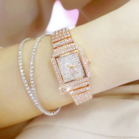 Top Brand Gold Luxury Women Dress Watch Rhinestone Ceramic Crystal Quartz Watches Magic Women Wrist Watch Female reloj mujer