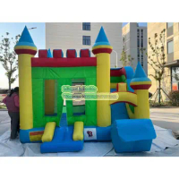 colorful high quality inflatable trampoline inflatable water slide for kids inflatable water slide outdoor climbing wall slide