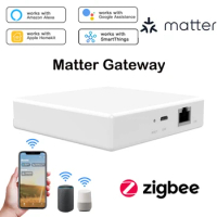 Matter ZigBee Gateway Hub Smart Home Ewelink Bridge Siri Homekit Smart Things Remote Control Alexa Google Home Voice Control
