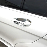 【IDFR】Benz 賓士 C-class W204 2011~2014 鍍鉻銀 車門門碗 內襯 防刮片 飾貼(W204 把手內襯 鍍鉻 改裝)