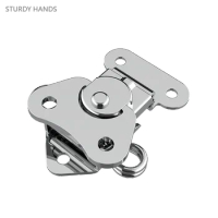 2PCS thickened 304 stainless steel aviation box locking tool wooden box buckle lockset drawer lock