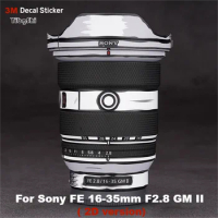 Stylized Decal For Sony FE 16-35mm F2.8 GM2 GM II Camera Lens Sticker Vinyl Wrap Anti-Scratch Film F