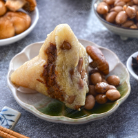 任-嘉義福源 花生菜料素粽(5粒/包；180g/粒) 素粽  菜粽  南部粽 福源肉粽