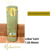 KAIN KATUN TOYOBO PREMIUM FODU ORIGINAL | SAGE | Hijau sage