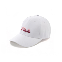 FILA 經典款六片帽/棒球帽-白色 HTY-1001-WT