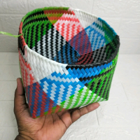 muat 2 kg beras saringan cuci beras tradisional - besek anyaman plastik - besek kuat - besek jadul