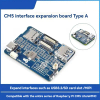 Bo mạch IO đế Nano, WaveSharer cho Raspberry Pi CM5, với USB 3.2 Gen1, cho Module tính toán Raspberr