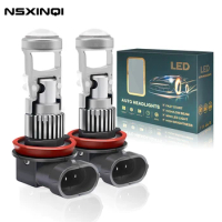 2pcs H11/H9/H8 9005/9006 Light Bulb, 20000LM 800% Brighter, H7 Bulb Combo with 15000RPM Cooling Fan, 6 Plug-N-Play
