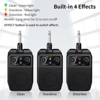 Joyo JA-05G Mini Ampli Gitar Portable ELEKTRIK dengan Efek Bluetooth Speaker 5W Rechargeable Plug & 
