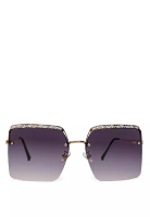 London Rag Ombre Tinted Funky Sunglasses In Purple