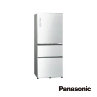 【Panasonic】500L三門玻璃變頻冰箱白 NR-C501XGS-W_全國電子