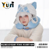 Yuri Game GRAY RAVEN:PUNISHING Official Original Plush Hooded U Neck Pillow Cosplay Props C