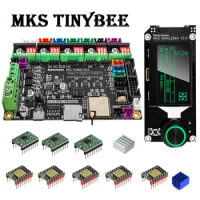 Makerbase MKS TinyBee Motherboard 32Bit 3D Printer Control Board ESP32 MCU 3D Printer Parts Fit 3D Touch Wifi WEB Control
