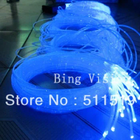 side glow sparkle fiber optic light strands 0.75mm*2700m/coil for fiber optic curtain light and chandelier ,water fall effect