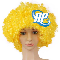 Wig kuning / wig kribo/ Wig Badut / Wig Cosplay/ Rambut Palsu full