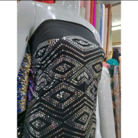 BAHAN/KAIN SEQUIN SPANDEK/SEQUIN BINTIK-BINTIK