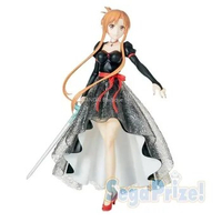 In Stock Glazovin Sword Art Online Alicization Yuuki Asuna with Black Dress Pvc Model Action Figure Toy