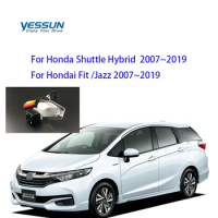 Yessun License plate rear camera For Honda Shuttle Hybrid 2007~2019 Car Rear View camera Parking Assistance housing kit