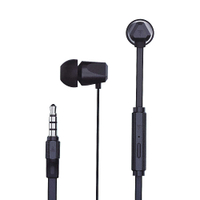 【法國FOCAL】3.5mm 入耳式金屬線控耳機麥克風/耳麥(黑色)
