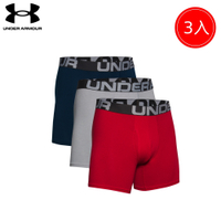 【UNDER ARMOUR】UA 男 6''Charged Cotton四角褲(3入)