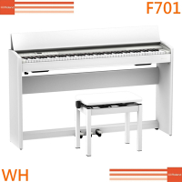 『ROLAND樂蘭』F701 / 一款最適合自己風格的數位鋼琴 白色款 / 公司貨保固