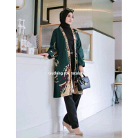 Outer bohimian Cardinga Etnik Kekinian Long Outer Premium Long Baju Muslim