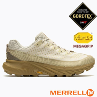 【MERRELL】男 AGILITY PEAK 5 GORE-TEX輕量越野健行鞋.透氣登山鞋.戶外休閒運動鞋(ML068037 奶茶棕)
