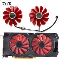 New For XFX Radeon RX570 580 2048SP 4GB Black Wolf Edition Graphics Card Replacement Fan