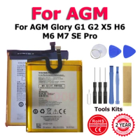 XDOU AGMGloryG1 AGMX5 AGMM6 AGMH6 AGMG2 Battery For AGM Glory G1 G2 X5 H6 M6 M7 SE Pro + Kit Tools