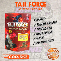 Jamu Ayam Siap Adu TAJI FORCE Peningkat Tenaga Stamina Nafas Panjang Ayam super Agresif Merah merona