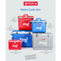 (Khusus Gojek) Cooler Box Marina 24S Lion Star Cool Box Ice Tempat Es Pasti Ori