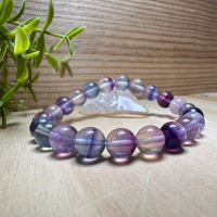 幸水晶 - 幸水晶 - 【消透獨角獸色螢石】】Fluorite - 8mm+消除工作的壓力,提升個人靈感激發創造力 1pc