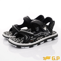GP 涼拖鞋-排水磁扣童涼鞋款G1616B-10黑(中小童段)