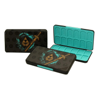 【阿吉托摩】SWITCH 24+24 磁吸卡盒 薩爾達傳說 王國之淚風格 劍型 遊戲卡帶收納盒 卡夾 卡片收納 遊戲片