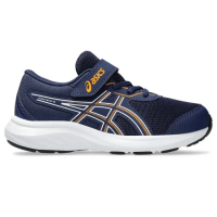 【asics 亞瑟士】CONTEND 9 PS 兒童 中童 運動鞋 藍黃(1014A338-405)